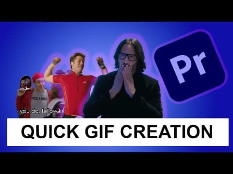 How To Create A Gif In Premiere Pro (2025)