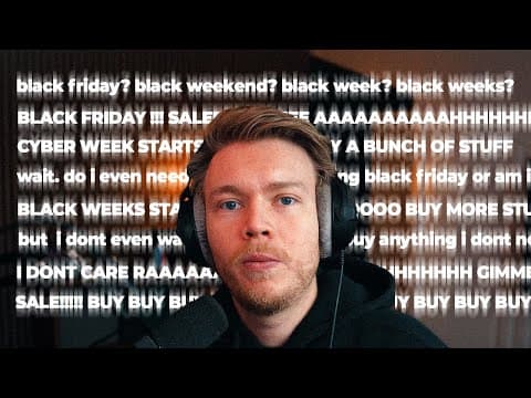 Announcing Black Friday Sale While Also Ranting About Black Friday