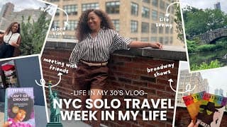 Nyc Solo Travel Vlog (could I Move To New York?, Shopping, Shows, & Book Club) | Lia Lavon