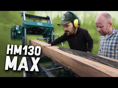 How To Set Up A Portable Sawmill & Cut Your Own Lumber
