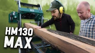 How To Set Up A Portable Sawmill & Cut Your Own Lumber