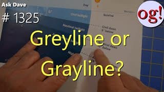 Greyline Or Grayline? (#1325)