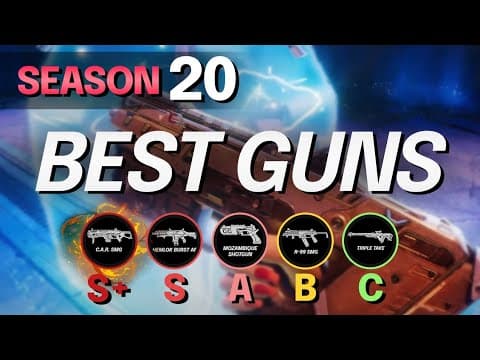 New Season 20 Weapons Tier List - Best And Worst Guns - Apex Legends Guide