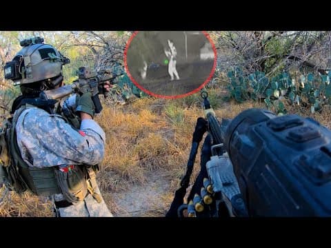 Mowing Down The Opps In A Cactus Forest  | Milsim West Yasny Perimeter (mk46 W/ Battle-axe Box Mag)
