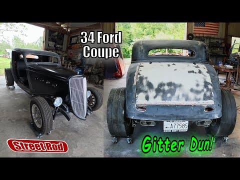 34 Ford Coupe Tail Lights - Exhaust Tips - The Hard Way