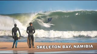 Surfing Skeleton Bay In Namibia, Africa! (pumping!)