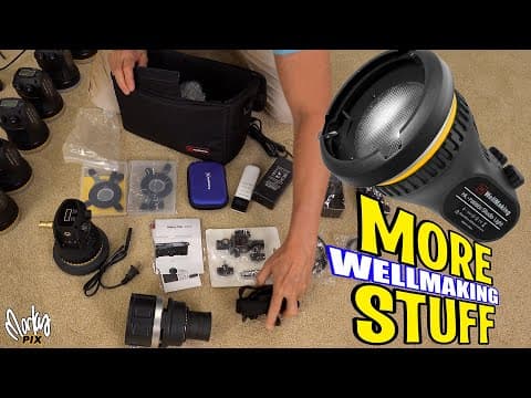 Wellmaking Set Bright Led Battery Powered Portable Compact Video Light For Travel