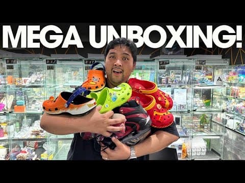 Mega Unboxing! Goku Crocs, Pokemon, Art Toys, & V-tuber Merch!