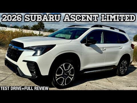 2026 Subaru Ascent Limited: Test Drive+full Review