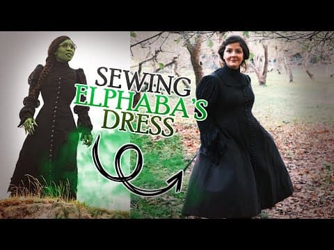 I Re-created Elphaba’s Look From Wicked! | A Sewing Vlog Defying My Resilience