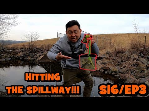 Fishing One Of My Favorite Winter Spillways...!!! [s16/ep3]