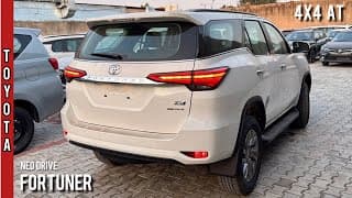 New Toyota Fortuner 4x4 Diesel Automatic 2025 | Neodrive Hybrid 🔥 | Rs 41.75l - White Colour!