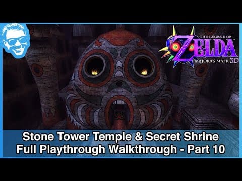 Stone Tower Temple & Secret Shrine - The Legend Of Zelda Majora's Mask 3d Walkthrough - Part 10 [4k]