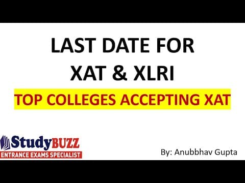 Xat And Xlri Last Day To Apply | Top Colleges Accepting Xat Score | Fees | Placements
