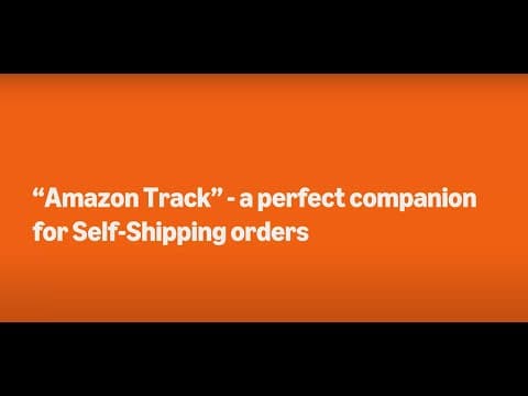 Update Self-delivery Orders With Amazon Track App