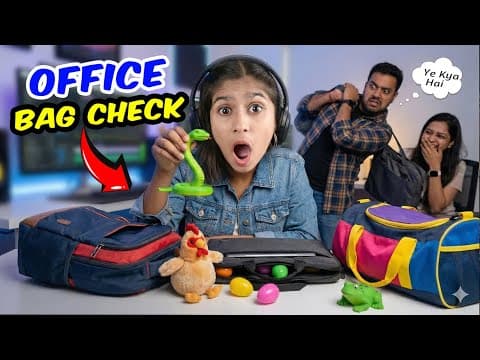 Secret Bag Check At Office 😱 | You Won’t Believe What I Found Inside!
