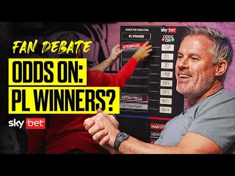 Predicting Premier League Title Odds! (ft. Jamie Carragher & Paul Scholes)