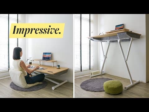 We Found Another Amazing Floor To Standing Desk! (ft. Marinamantra Flow Desk)