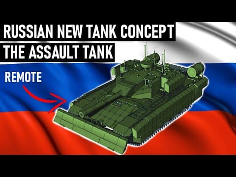 Russians Revealed A New Tank Concept - The Assault Tank