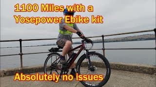 1100 Miles On My Yosepower Ebike Conversion Kit. No Issues At All. A Trip To The Seaside.
