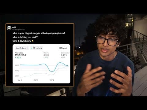 I Asked 40,000 Dropshippers Their Biggest Struggle