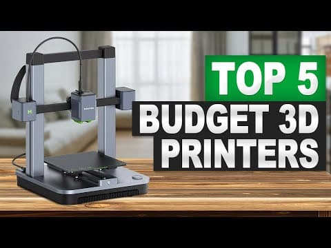 Top 5 Best Budget 3d Printers In (2026) | Affordable 3d Printers!