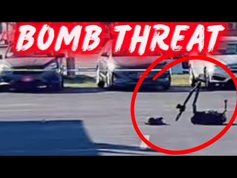 Breaking! Bomb Threat! Robot Checking Device!