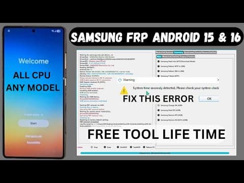 New Method Free Tool All Samsung Frp Bypass Mtp Mode | Free Tool Life Time All Galaxy Model Frp 🔑