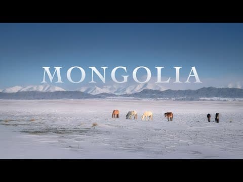 Winters In Mongolia - Camping On Frozen Lake | Chapter 2