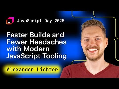 Faster Builds And Fewer Headaches With Modern Javascript Tooling, By Alexander Lichter