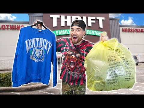 Bags On Bags Of Vintage At The Thrift Store! A Trip To The Thrift!