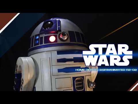 Star Wars 3.5ft Animated R2-d2 ( The Home Depots)