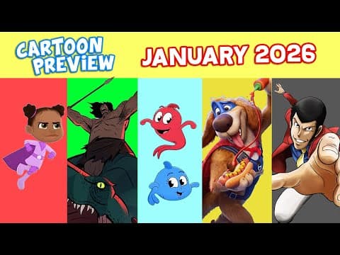 Every Cartoon Movie & Series In January 2026 (disney, Lupin The Iiird, Dr. Seuss)