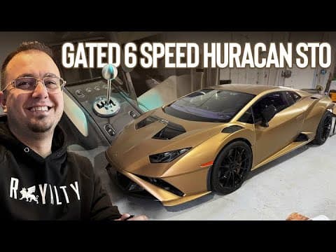 Converting My Huracan Sto To Manual  - Part 1