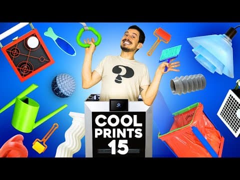 Cool Prints 15 // Home Prints Revisited W/ The Qidi Plus4