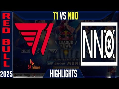 T1 Vs Nno Highlights | Red Bull League Of Its Own 2025 Game 5 | T1 Vs No Need Orga