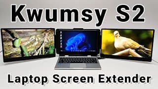 Kwumsy S2 14" Laptop Triple Screen - Turn Your Laptop Into A Workstation