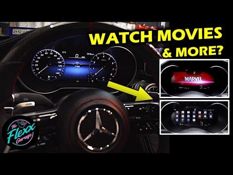 Part 3:  Screen Casting On Digital Gauge Cluster (mercedes C-class W205)