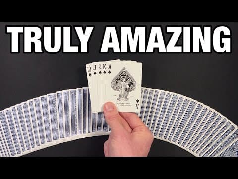 “royal Flush” - This Self Working Card Trick Is Mind Blowing!