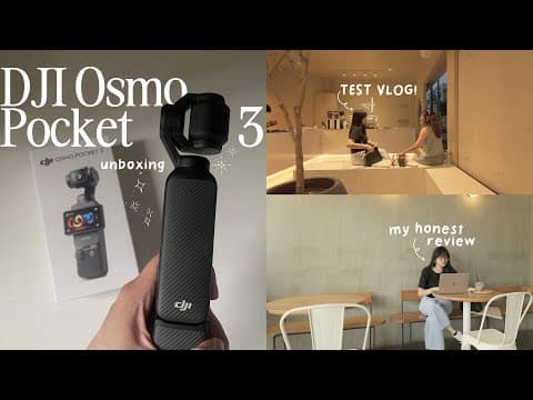 Dji Osmo Pocket 3 📷 Unboxing + Test Vlog & My Honest Review *as A Shy Type Silent Vlogger* Lol
