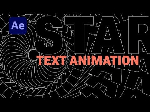 Kinetic Zoom Text Animation In After Effects | Tutorial
