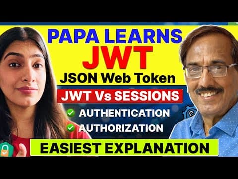 Jwt Easiest Explanation That Anyone Can Understand! Jwt Vs Sessions | Authorization
