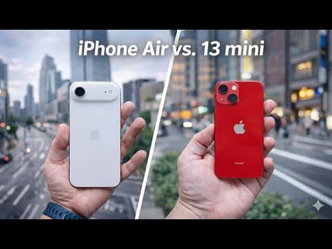 Iphone Air Vs. 13 Mini - Weird Iphone Comparison!!