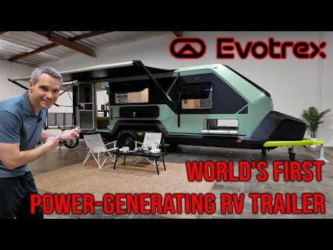 First Look At The Coolest High-tech Rv Trailer! The Evotrex Pg5!