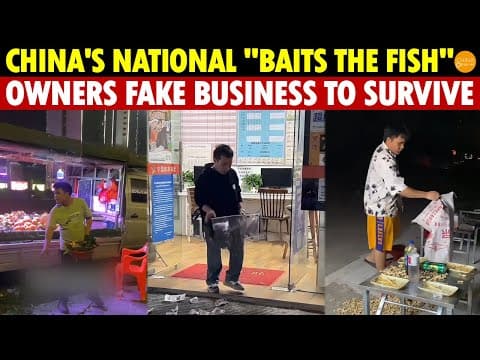 China’s Economy Collapses! From Street Stalls To Wall Street, Everyone Fakes A Thriving Business