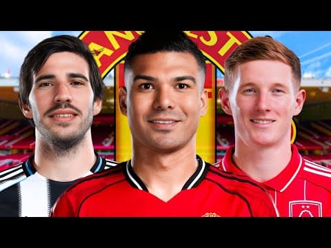 Why Manchester United Must Target These Midfielders To Replace Casemiro!