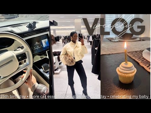 Weekly Vlog | Slow Self-care Day & Celebrating Amirah's 15th Birthday