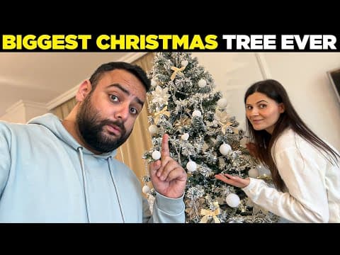 Ghar Par Lagaya Duniya Ka Sabse Bada Christmas Tree