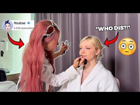 Risabae Transformed Me Into A Kpop Idol 💄 | Vlog