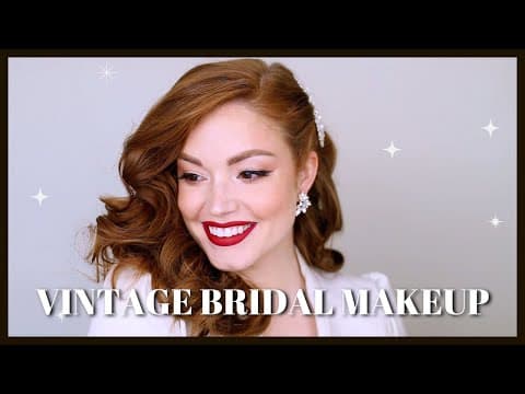 My Wedding Day Makeup    |     Vintage Bridal Tutorial